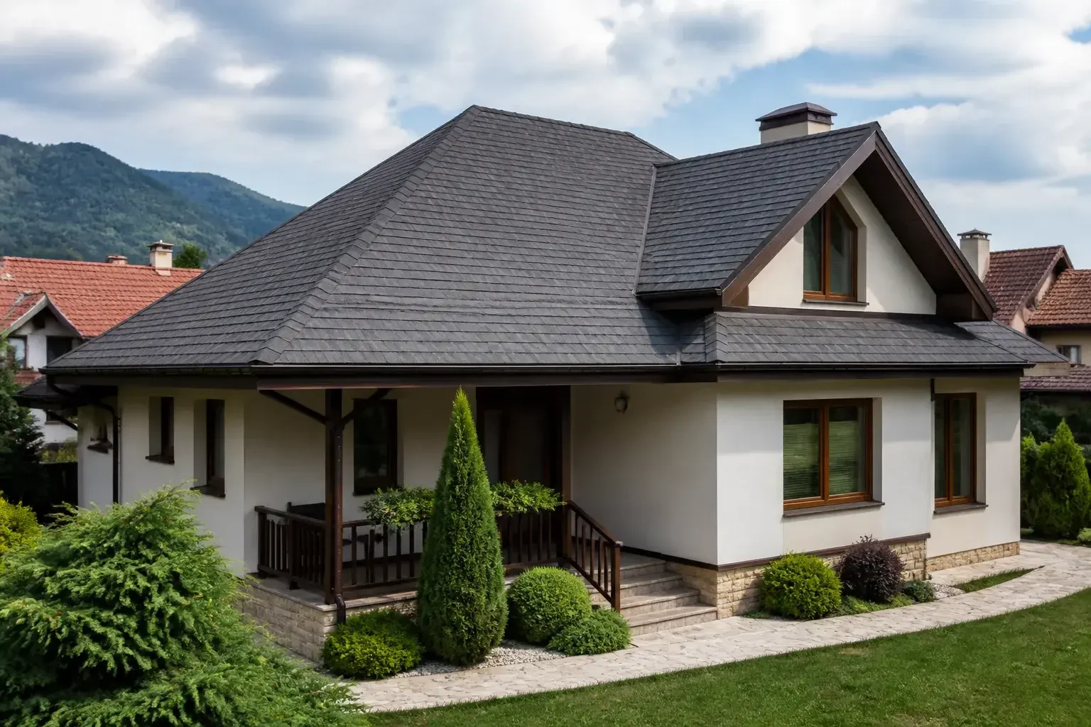 Reparație finalizată pe o casă de locuit din Brașov.